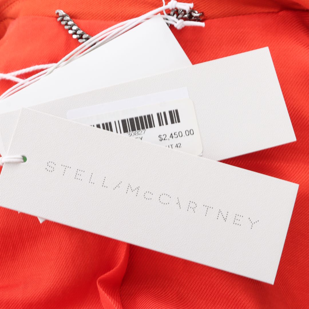 Stella McCartney Double Breasted Twill Jacket Size IT 42 | AU 10