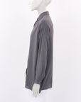 Jac + Jack Silk Long Sleeve Shirt Size Small