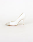 Chanel Cap Toe Leather Pumps Size 37.5