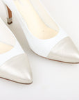 Chanel Cap Toe Leather Pumps Size 37.5