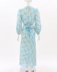 Scanlan Theodore Linen Foulard Dress Size 6