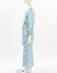 Scanlan Theodore Linen Foulard Dress Size 6