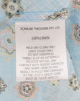 Scanlan Theodore Linen Foulard Dress Size 6