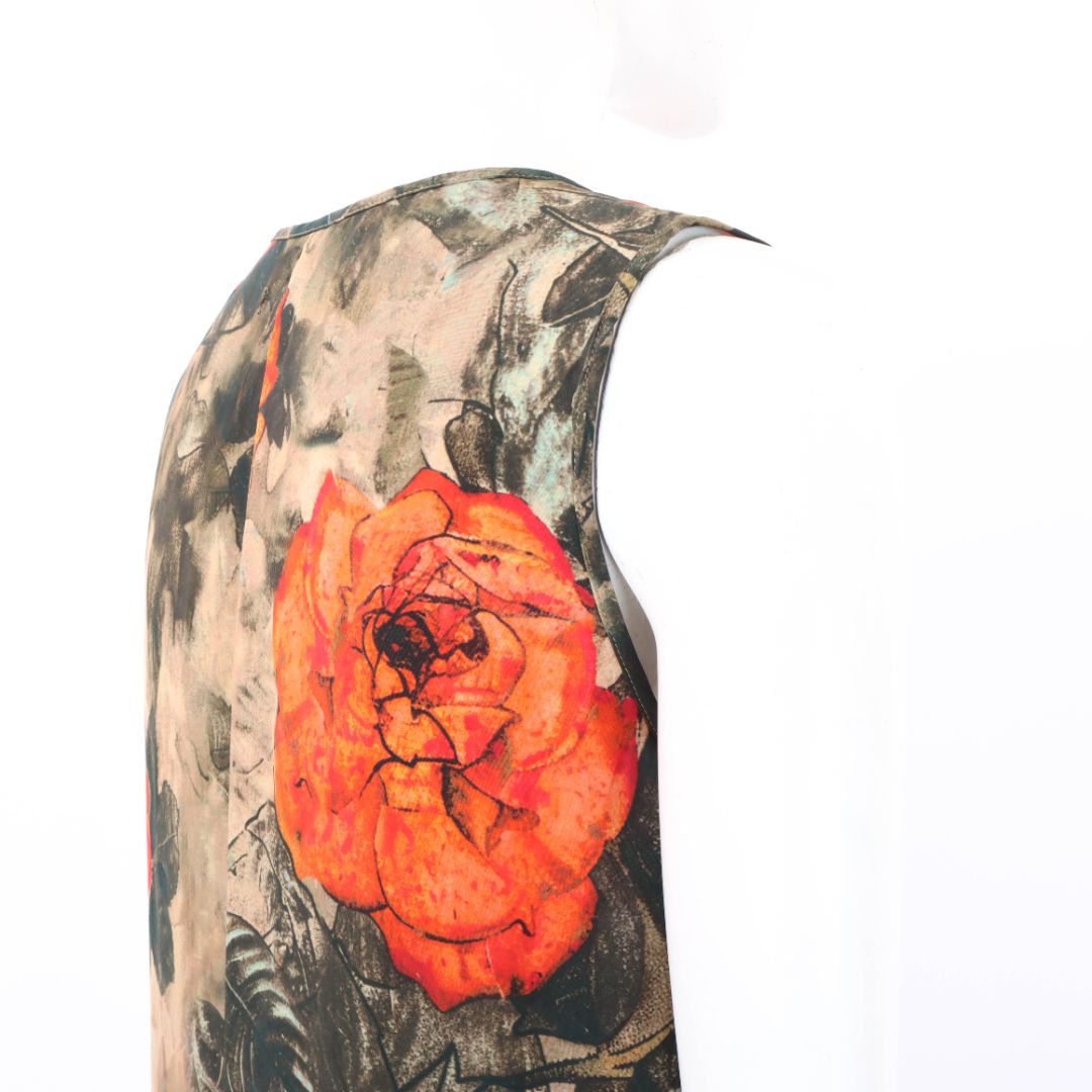 Camo Rose Pattern Dress Size Small