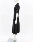 Lee Mathews V Neck Midi Dress Size 0