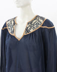 Once Was 'Serena' Yoke Blouse Size 3