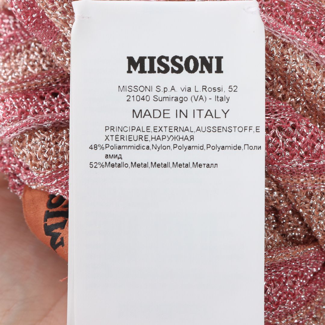 Missoni Lurex Knit Maxi Skirt Size IT 40 | AU 8