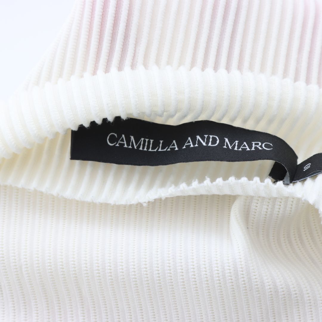 Camilla and Marc &#39;Calla&#39; Ribbed Long Sleeve Top Size 10