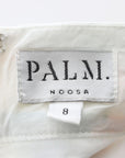 Palm Noosa 'Gili' Linen Print Shorts Size 8