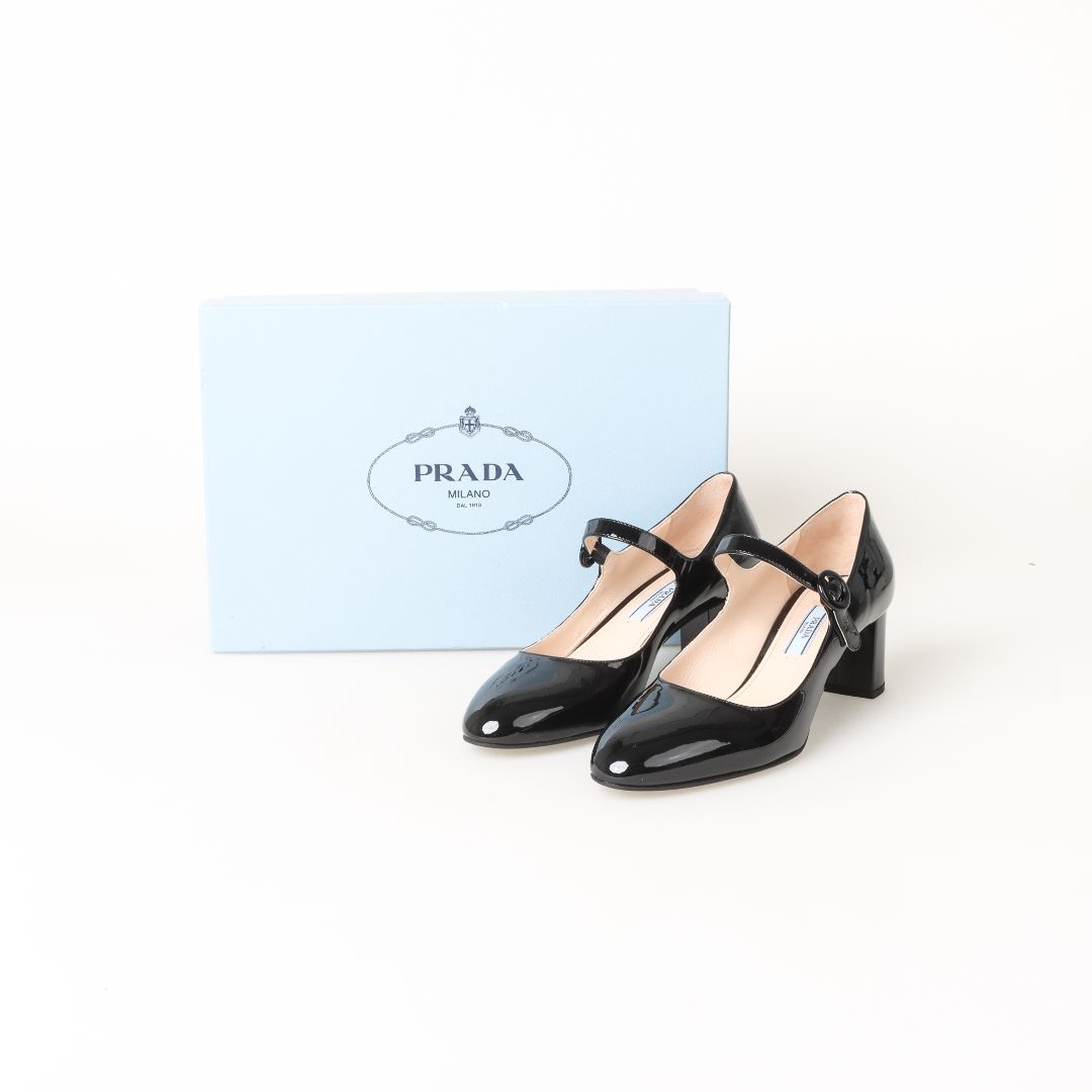 Prada Patent Leather Mary jane Pumps Size 36