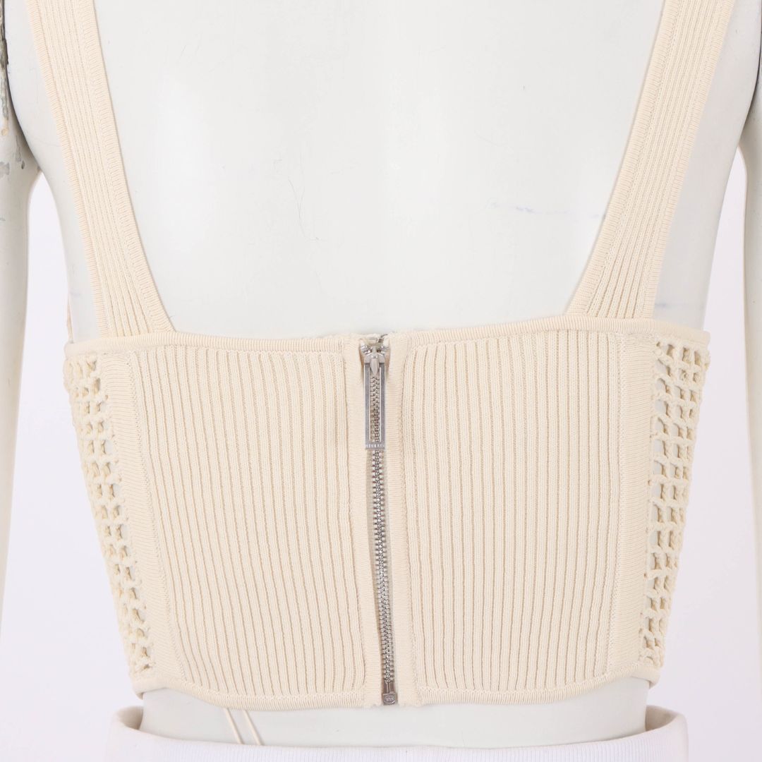 Dion Lee Knit Crochet Corset Size Small