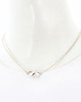 Tiffany & Co Infinity Double Strand Necklace Size 16"