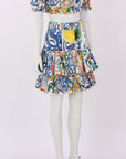 Dolce & Gabbana Majolica Top & Skirt Set Size IT 38-40 | AU 6-8