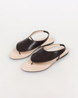 The Row 'Ravello' Leather Sandals Size 39