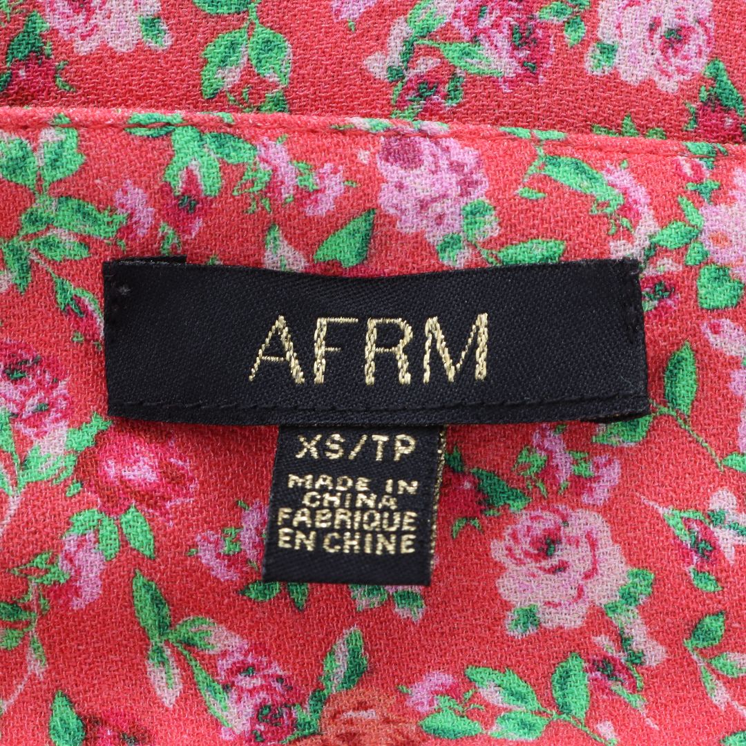 AFRM &#39;Danna&#39; Floral Bodysuit Size XS