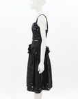 Simone Rocha Metallic Floral Midi Dress Size 8