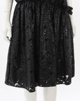 Simone Rocha Metallic Floral Midi Dress Size 8