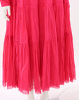 Aje 'Sally' Tiered Plunge Midi Dress Size 12