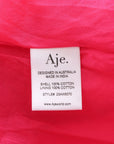 Aje 'Sally' Tiered Plunge Midi Dress Size 12