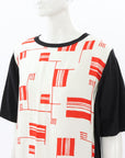 Dries Van Noten Print Panel Cotton Tee Size M