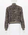 R13 Leopard Wool Roadie Jacket Size M