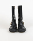 Marni Leather Buckle Army Boots Size 40