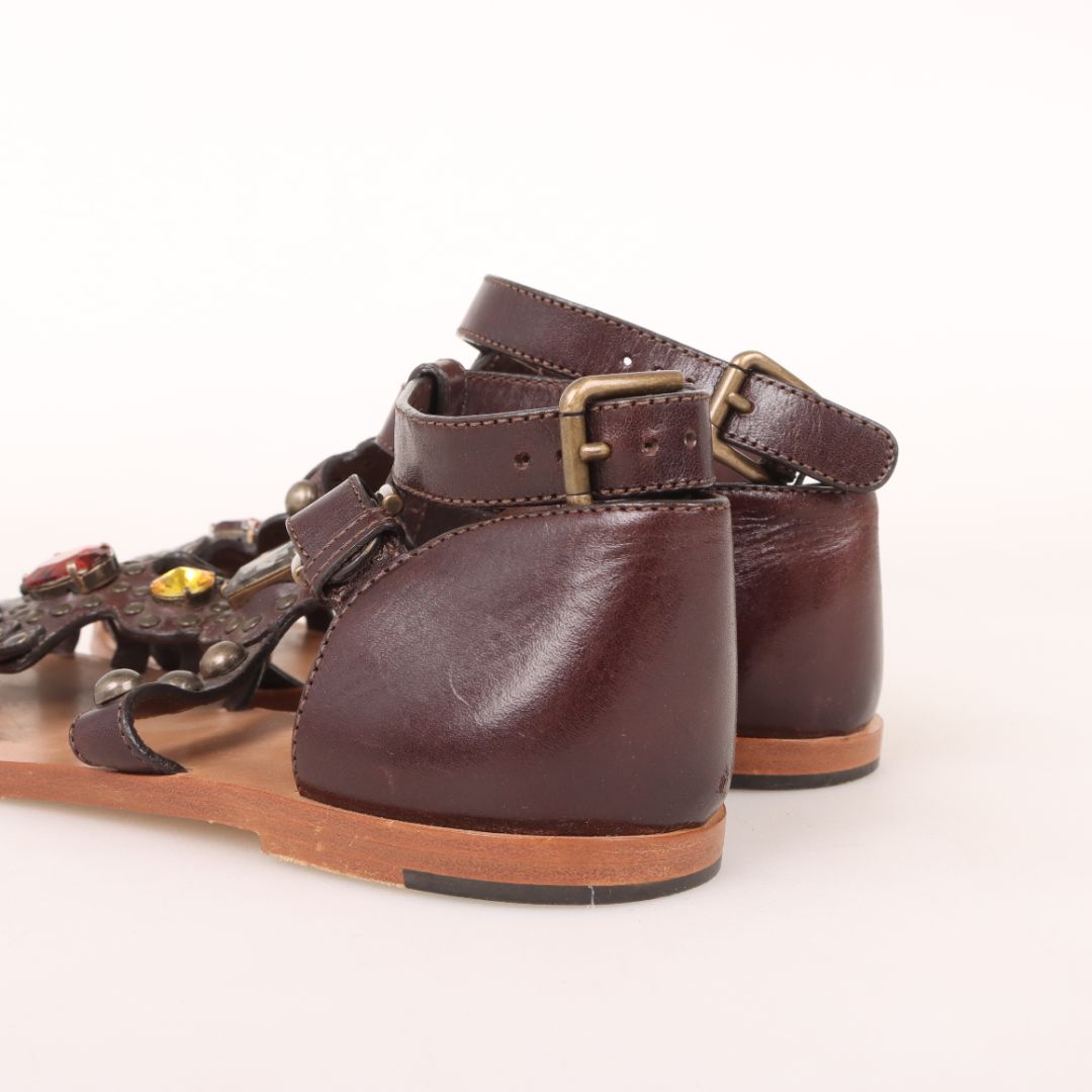 Dolce &amp; Gabbana Gladiator Sandals Size 36.5