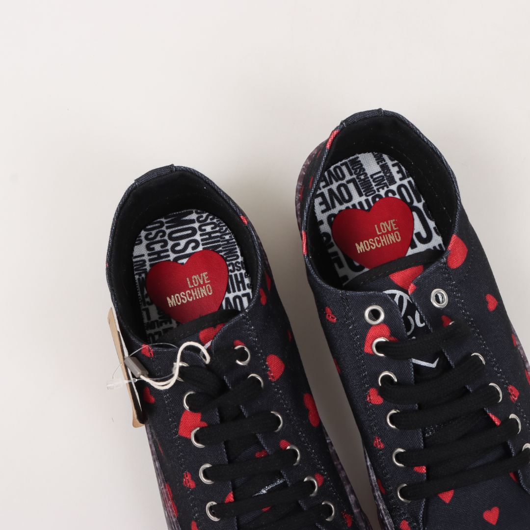 Love Moschino Canvas Sneakers Size 39