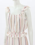 Misa La 'Idonia' Stripe Cotton Dress Size Large