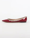 Valentino Patent Leather Rockstud Flats Size 41