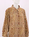 Dries Van Noten X Len Lye Long Sleeve Shirt Dress Size 36 | AU 8
