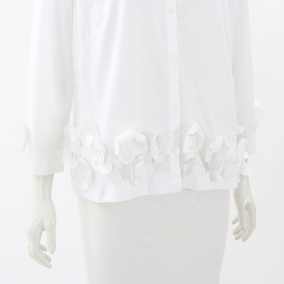 Simone Rocha Flower Applique Shirt Size 12