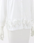 Simone Rocha Flower Applique Shirt Size 12