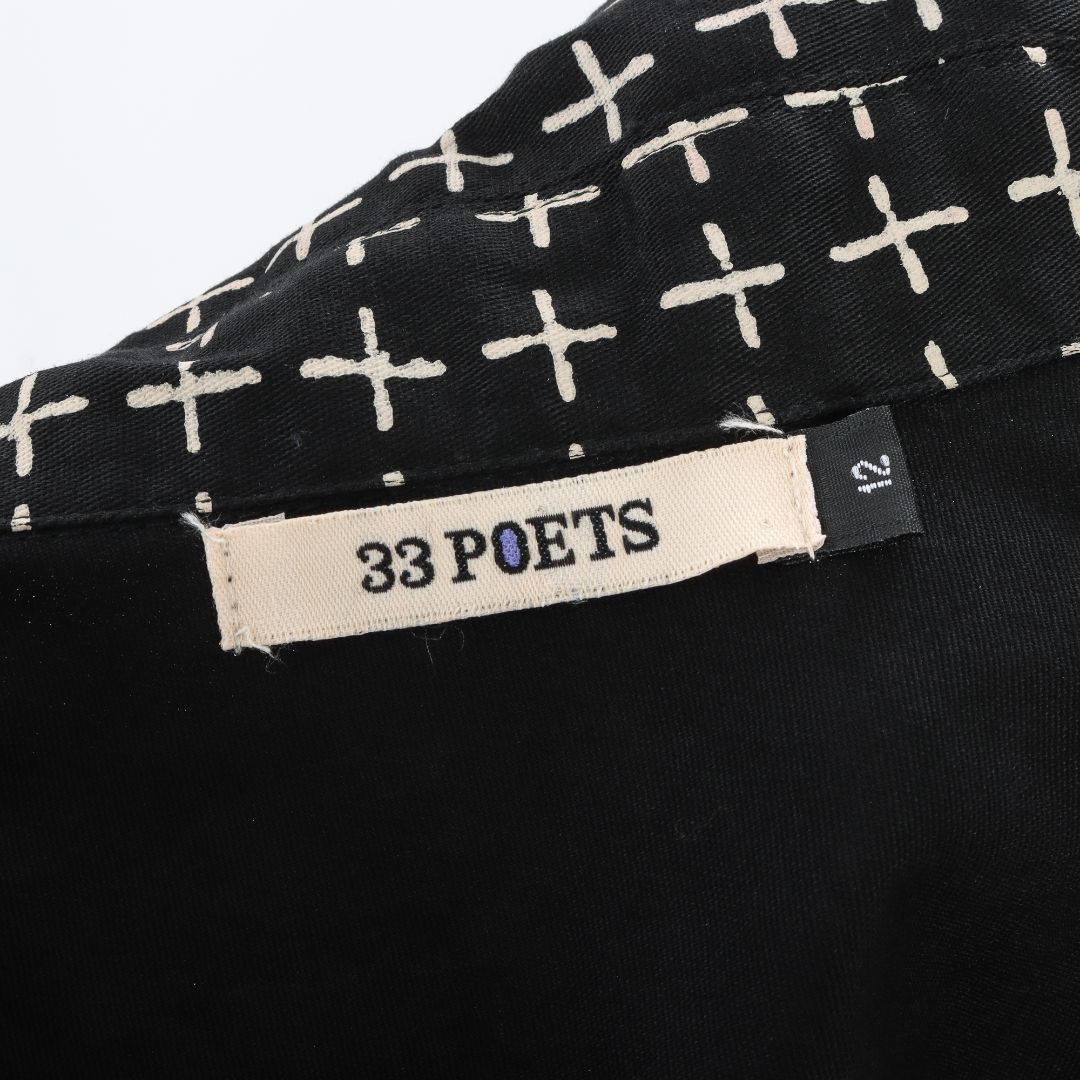33 Poets Print Button Up Jacket Size 12