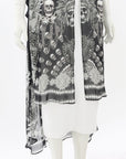 Camilla Silk Print High Low Tunic Top Size 3