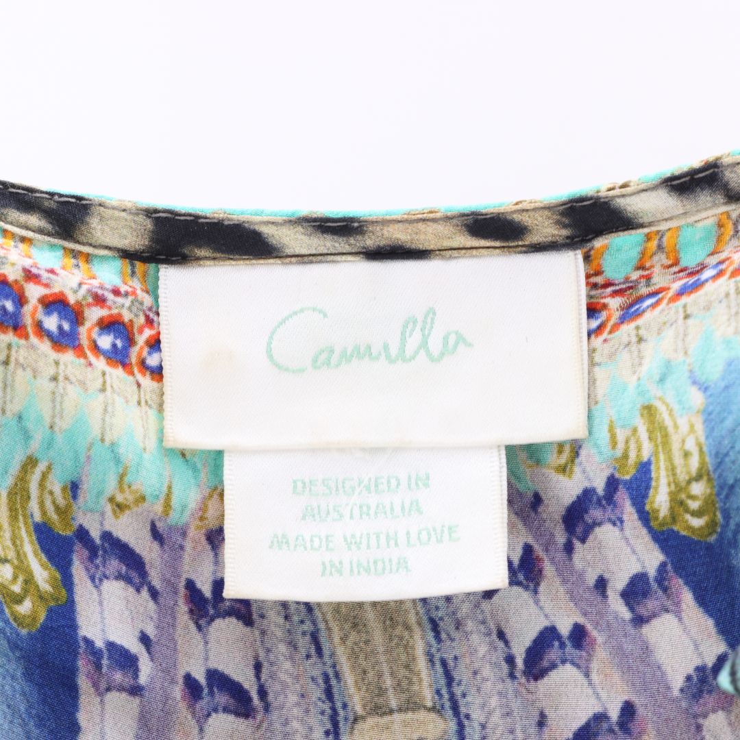 Camilla &#39;Cafe Nairobi&#39; High Low Crossover Top O/S