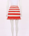 Zimmermann 'Postcard' Striped Mini Skirt Size 1