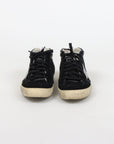 Golden Goose Suede and Glitter 'Midstar' Sneakers Size 38