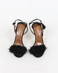 Aquazzura Suede 'Wild Thing' Lace Up Heels Size 37