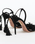 Aquazzura Suede 'Wild Thing' Lace Up Heels Size 37