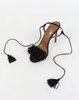 Aquazzura Suede 'Wild Thing' Lace Up Heels Size 37