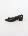 Salvatore Ferragamo Leather Vara Bow Pumps Size 9 C