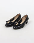 Salvatore Ferragamo Leather Vara Bow Pumps Size 9 C