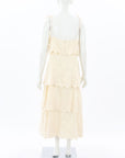 Zimmermann 'Primrose' Tiered Embroidered Midi Dress Size 3