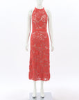 Scanlan Theodore Crochet Midi Dress Size Medium