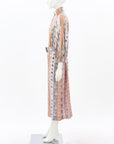 Zimmermann 'Luminous' Mixed Ribbon Linen Midi Dress Size 1