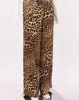 Nili Lotan 'Germain' Leopard Print Silk Pant Size US 8 | AU 12