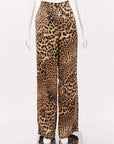 Nili Lotan 'Germain' Leopard Print Silk Pant Size US 8 | AU 12