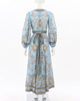 Zimmermann 'Fiesta' Wrap Long Dress Size 8