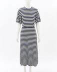 Sylvester Stripe Jersey Midi Dress Size Small